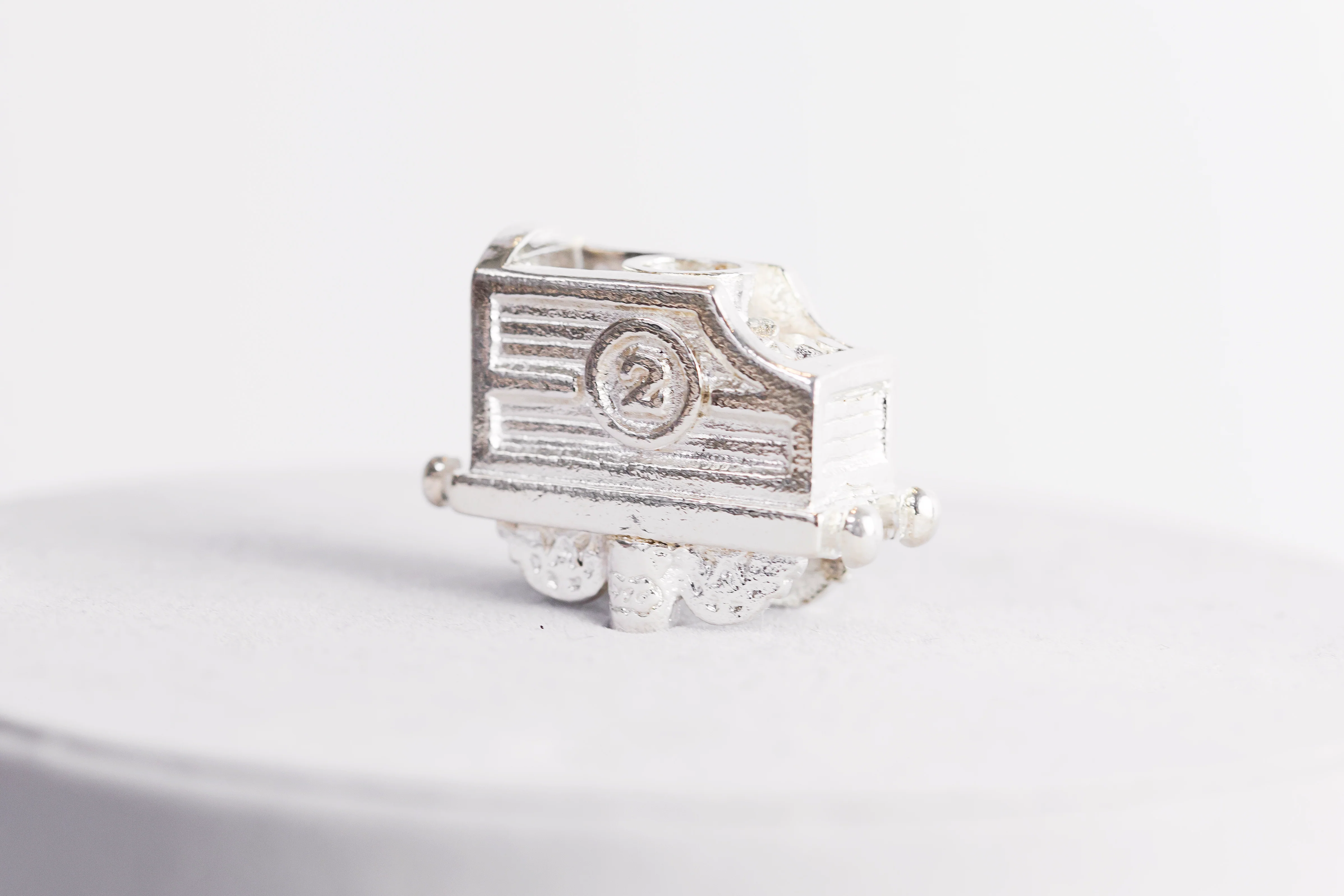 Silver Celebration Candle Holders Train Car Collection - Image 5